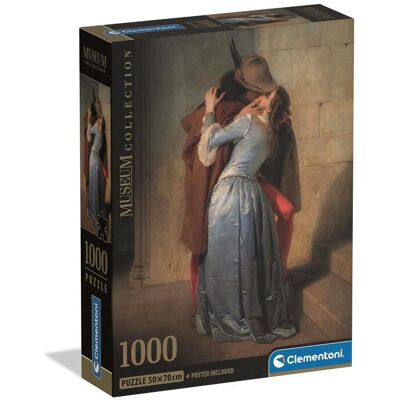 Clementoni Museu O Beijo, Quebra-cabeça de 1000 Peças Clementoni Museu O Beijo, Quebra-cabeça de 1000 Peças