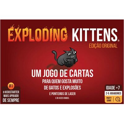 Jogo Tabuleiro Exploding Kittens Mebo Games Jogo Tabuleiro Exploding Kittens Mebo Games