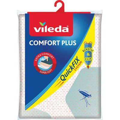 Cobertura Tabua Engomar Confort Plus Vileda 130x45cm Cobertura Tabua Engomar Confort Plus Vileda 130x45cm