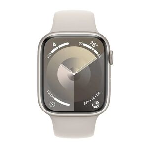 Apple Watch Series 9 GPS + Cellular 45mm Alumínio Luz das Estrelas c/ Bracelete Desportiva Luz das Estrelas - M/L