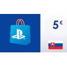Sony Interactive Entertainment PlayStation Network Card &#8364;5 - PSN Slovakia