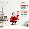 Ambiance Sticker Adesivo de Parede Natal Pai Natal joyeux noël et bonne année