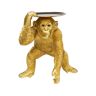 Kare Design Peça Decorativa Butler Playing Chimp Gold 52 cm