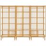 [En.Casa] 2x Game Duros Duros Duros VEMB e 1X Prateleiras Trundholm Bamboo 185 x 240 x 45 cm Cor natural