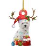 Jeiibrzui Decoração E Acessórios 1Pcs Enfeite De Madeira Cachorro Estilo 16 Enfeite De Cachorro De Natal 2021 Árvore De Natal De Cachorro De Made