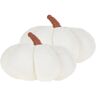 Beliani Conjunto de 2 almofadas Munchkin de Bouclé Branco 28x28x22