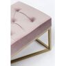 Kare Design Banqueta Crossover Rosa/Dourada 90 x 40 cm