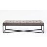 Kare Design Banqueta Crossover Cinzento/Preto 150 x 40 cm