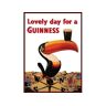 Legendarte Quadro Cartaz Publicitário Vintage: Lovely Day For A Guinness (50 x 70 cm)