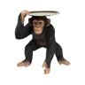 Kare Design Peça Decorativa Butler Playing Chimp Black 52 cm