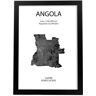 Nacnic Póster de Angola. Perda de Países e Continentes Do Mundo