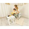 Dannyfunny Conjunto de Mesa Cubo Multifuncional Montessori M+L para o Desenvolvimento Infantil