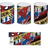 S/marca Homem-Aranha Mealheiro de Metal 7,5 X 7,5 X 10 Cm