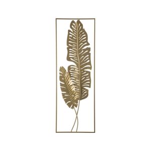 Beliani Peça Decorativa de Parede Palladium (Dourado - Metal - 1x31x90 cm)