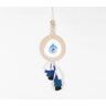 Luv Saffron Peça Decorativa Evil Eye Tasseled Wall Hanging