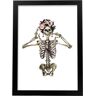 Nacnic Póster Skeleton Girl com Flores. Cartazes com Imagens de Compartilhamento