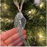 Jeiibrzui Pingente De Lembrança*Marido 2022 Enfeites De Natal Asa De Anjo/Bell Charme,Personalizar Ornamentos Memoriais Perda De Ent