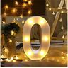 Jeiibrzui Street Stall Night Light-0 Led Number Lamp Number Dígitos Iluminados 0 A 9 Decoração De Led Festa De Aniversário Casamen