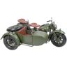 By Sigris Militar Sidecar de motocicleta