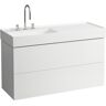 Laufen Kartell Móvel de apoio Passend Für Waschtisch 813332 2 Schubladen 1180X600X450