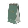 Jeiibrzui Calendário De Mesa Bean Green Trumpet Desktop Calendar Mini Desktop Standing Flip Calendário Mensal Coil Memo Pad Agenda Anua