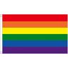 Slowmoose Pendurado bandeira do orgulho bissexual banner lgbt externo / interno[I / 90 X 150 Cm]