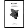 Nacnic Póster de Kenya (A3)