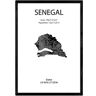 Nacnic Póster de Senegal (A4)