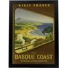 Nacnic Póster Vintage da França e Itália. Conheça a costa basca.