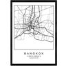 Nacnic Póster Mapa Bangkok (A4)