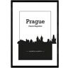 Nacnic Póster con mapa de Prague Republica Checa (A3)