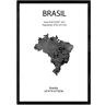 Nacnic Póster de Brasil (A3)