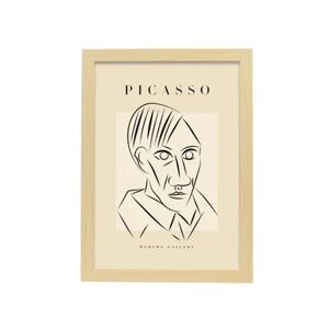 Nacnic Picasso Collection Poster 13 Ilustrações Na Exposição Surreal E De Arte Do Cubismo Para Decoração De Interiores Tamanho A4 Com Armação Branca