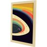 Nacnic Placa De Em Estilo Abstrato De Órbita Moderna Ilustrações Artísticas Impressionantes E Modernas Em Cores Para A3 Quadro Preto