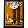 Nacnic Póster Vintage de Amatica. Texas Cowboy.