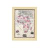 Nacnic Cartazes Geográficos De Em Estilo Vintage Mapa Da África De 1862 Ilustrações De Mapamundis Antigos Em Tons De Sépia Tamanho A3 Com Quadro Preto