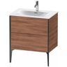 Duravit XViu 4301 Mueble tocador vertical, 2 cajones, para lavabo Viu 234473, 710x480 mm