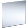 Geberit Option Plus LichtEspelho Mit Direkter Und Indirekter Beleuchtung Breite 75Cm Aluminium Gebürstet/Silberfarben 501072001,