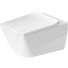 Duravit Sanita suspensa Viu 251109, sem rebordo, 370x570 mm, Sanita suspensa Viu 251109, sem rebordo, 370x570 mm, Cor: Branco com Wondergliss