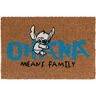 Erik Tapete Doormat Lilo & Stitch: Ohana 60 X 40 Cm