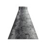 Dywany Luszczow Passadeira Antiderrapante Marl Concreto A Goma Cinza 80 cm