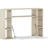 Âbim Furniture Estante ‎BIM FURNITURE Muse Castanho Claro e Branco (Aglomerado - 94x20x62 cm)