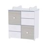 Lorelli Cómodacom Trocador Cupboard White Blue Elm