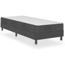 Clic N Buy Cama Boxspring 90X200 Cm Tecido Cinzento