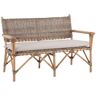 Bigbuy Home Sofá 04925 (Rattan - 124.5 x 70 x 80 cm)