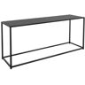 Ml-Design Mesa de Café 115X32X50,5 Cm Black Metal Ml Design