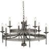 Elstead Lighting Candelabro Crown9 Crown Steel E14 9 Bulbos