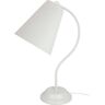 Tosel Candeeiro de Mesa Spencer (Branco, Branco - E27 - Máx. 40W - Metal)