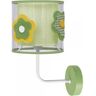 Fabrilamp Aplique Flor (Verde - E14 - 40 W - Metal)