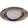 Greenice Aro Foco Downlight Circular Basculante Vepa Aço 90mm - Latonado